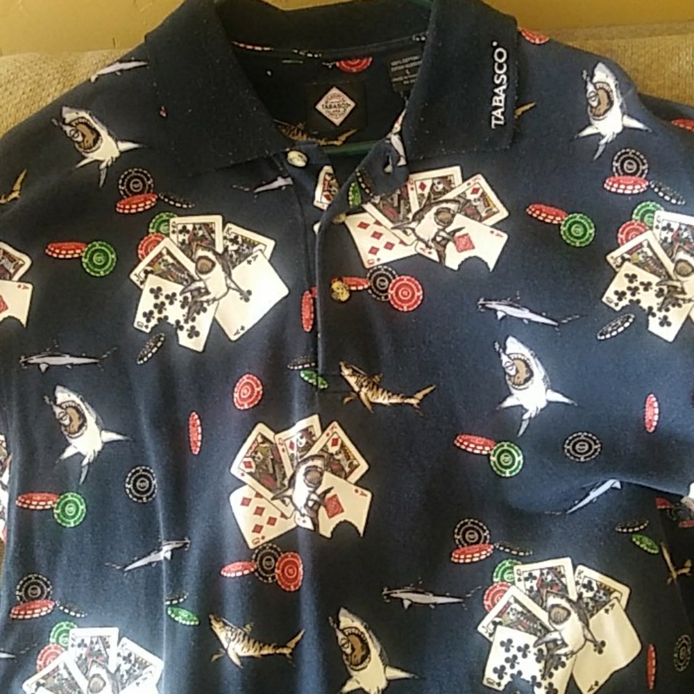 Tabasco brand mens polo size large